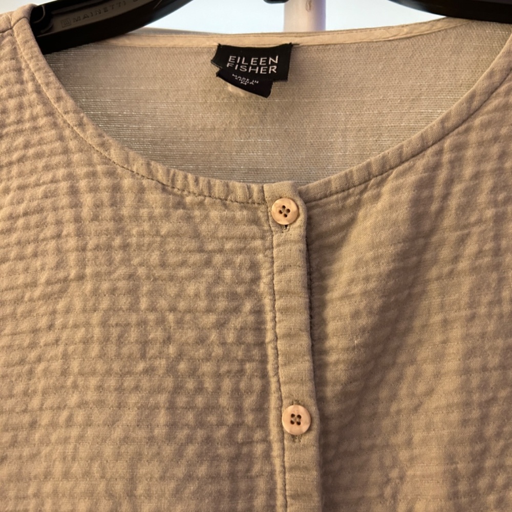 Eileen Fisher Boxy Shirt/Jacket - Picture 2 of 5